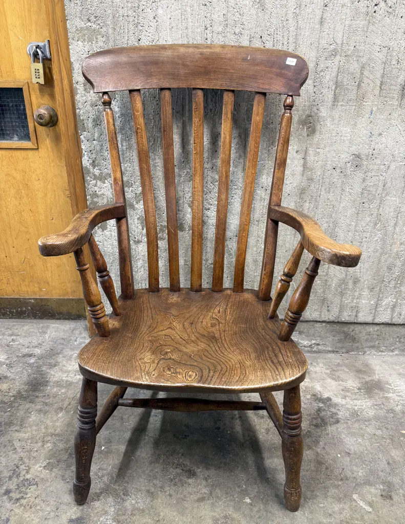 Elm Country Kitchen Stick Back Armchair Image 1++