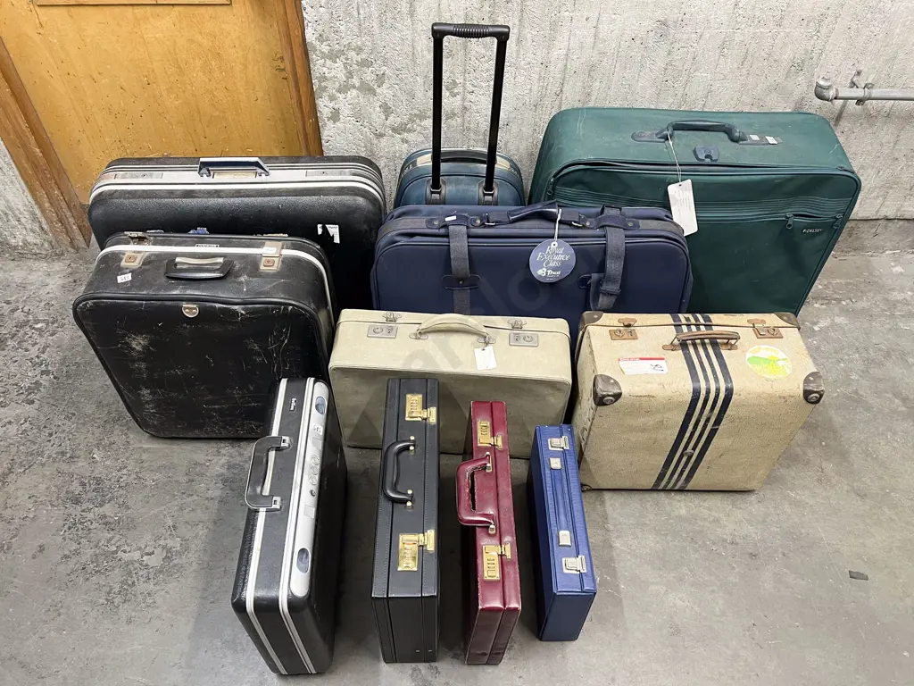 Large Quantity of Assorted Suitcases Image 1++