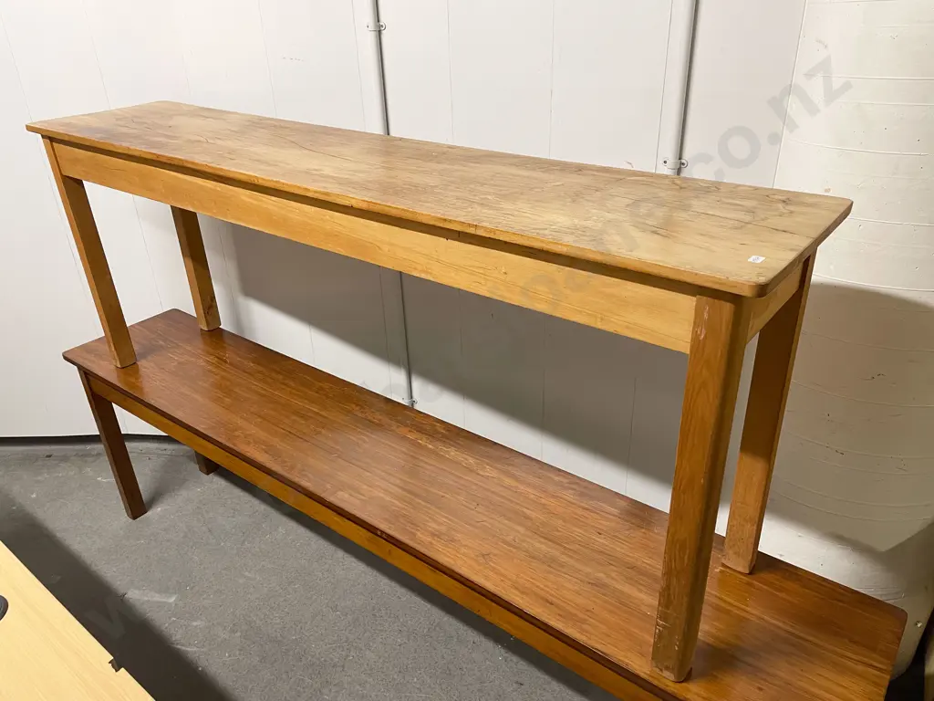 Long Wooden Side Table Image 1++