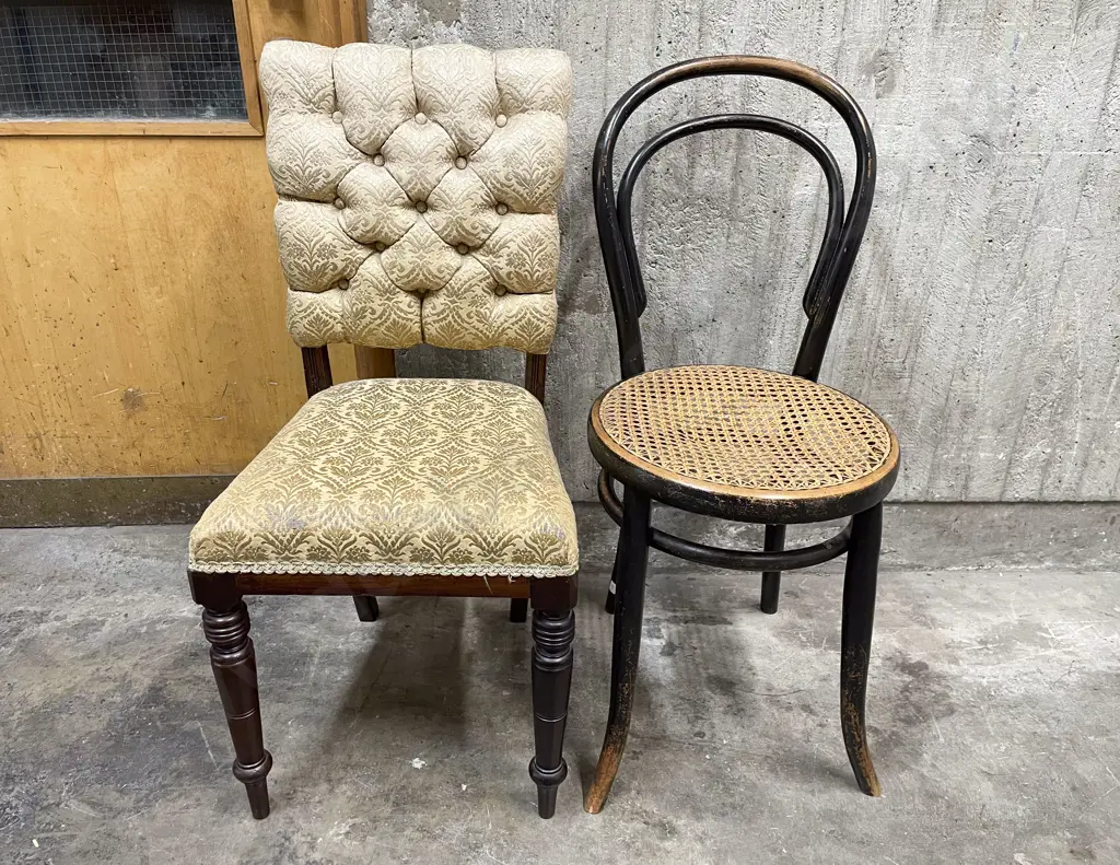 Bentwood Wycombe Cane Seated Chair together with Other Chair Image 1++