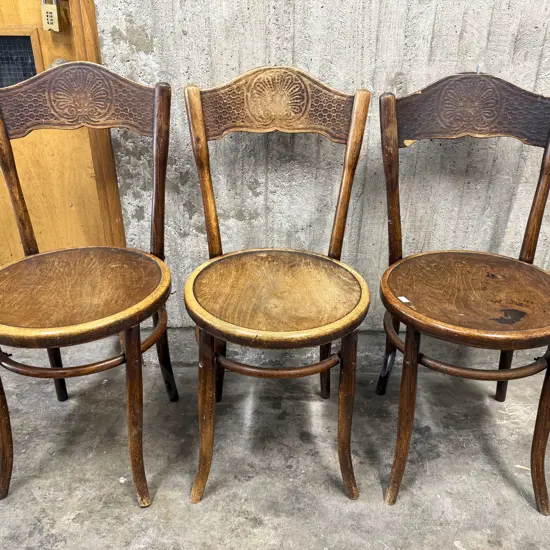 Three Bentwood Chairs
