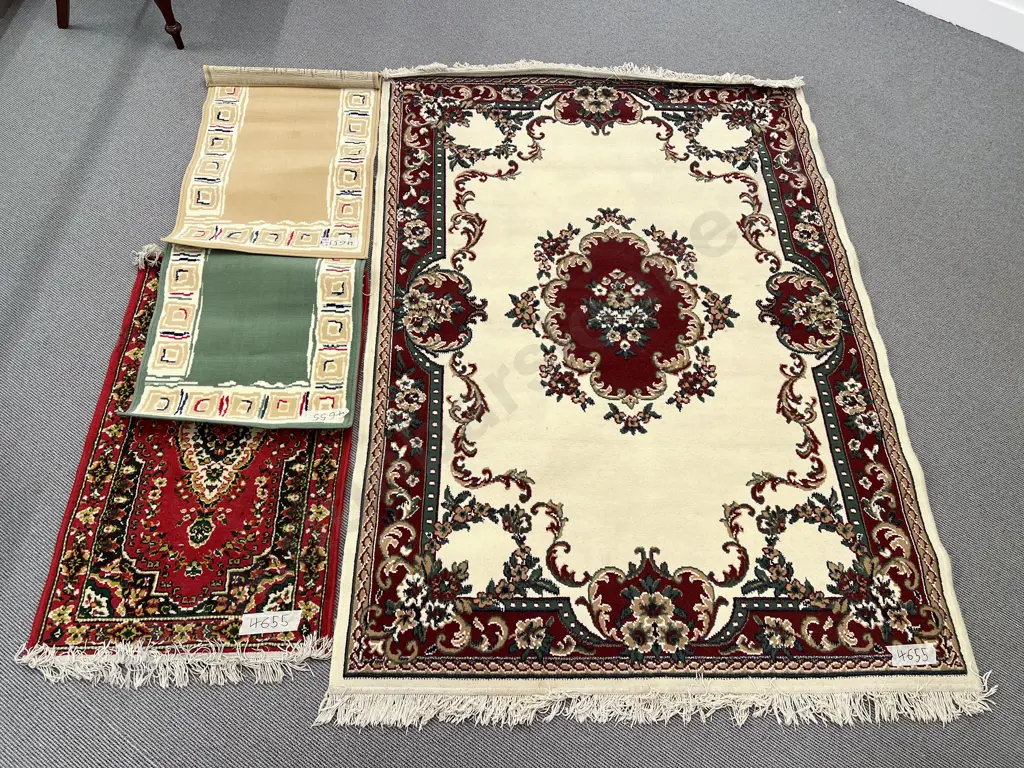 Four Assorted Machine Made Floor Rugs Image 1++