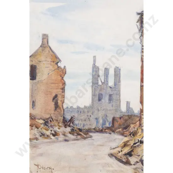 Nugent Welch - The Cloth Makers Guild Hall Ypres