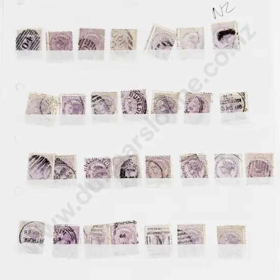 NZ 1882 Second Side Face 2d Purple (29)