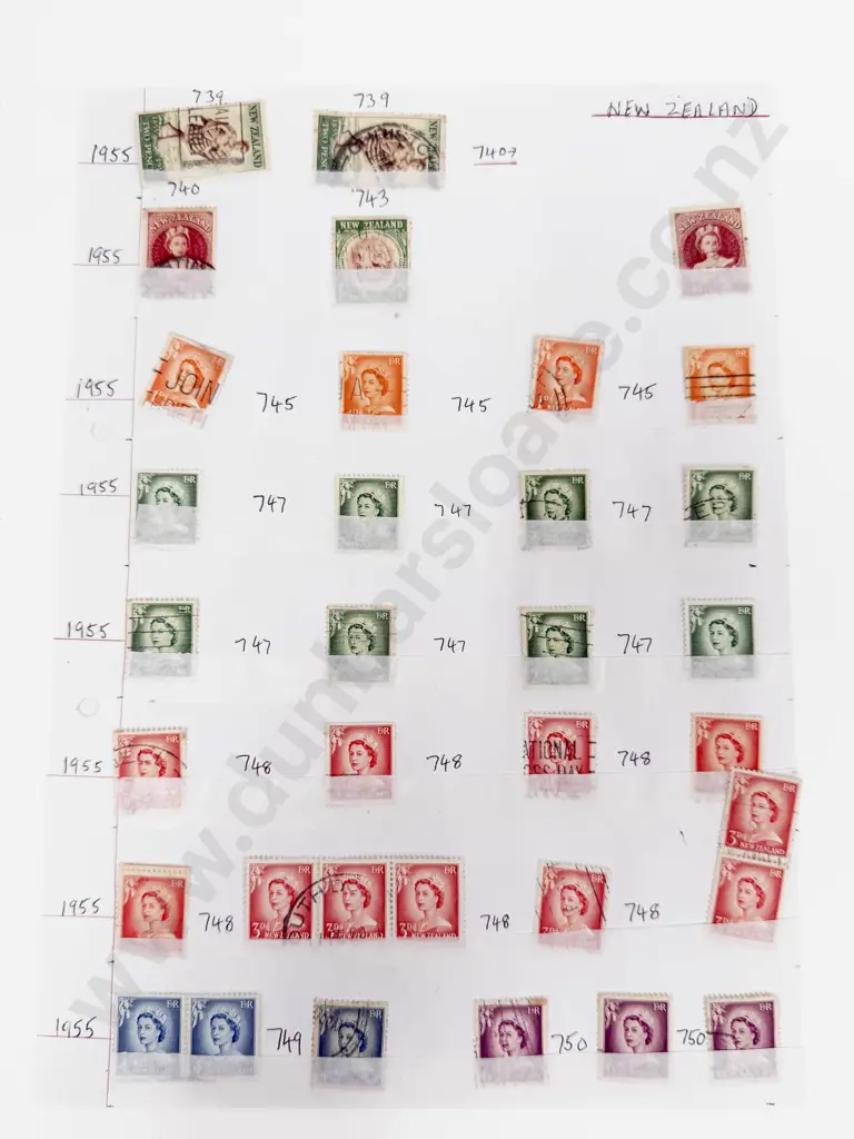 NZ 1956 Southland Centenary - 1958 Overprints - 1958 Health - Kingsford Smith Nelson Cent Also Image 1++