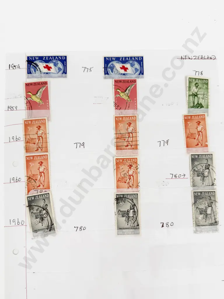 NZ 1956 Southland Centenary - 1958 Overprints - 1958 Health - Kingsford Smith Nelson Cent Also Image 1++
