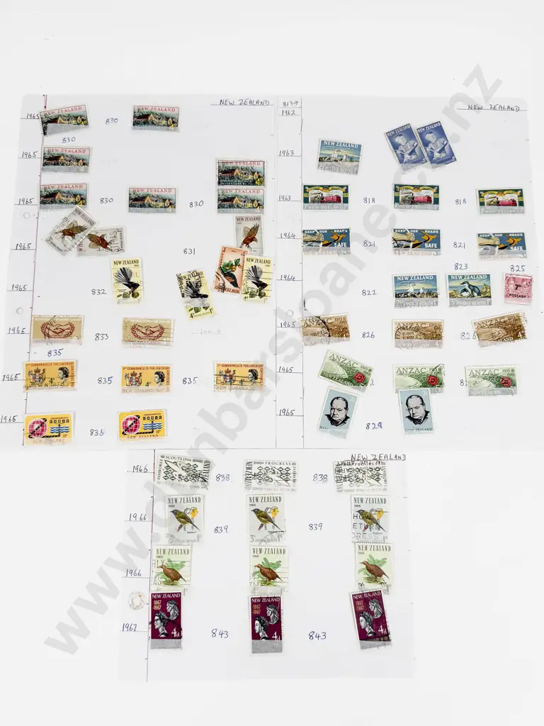 NZ 1963 - 1967 Healths Railway - Road Safety - Provisional - Anzac - Churchill - Also Image 1++