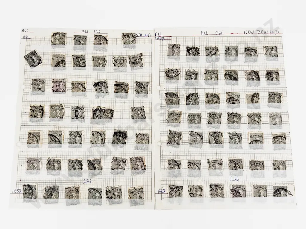 NZ 1882 Second Sideface 1/2d x82 Image 1++