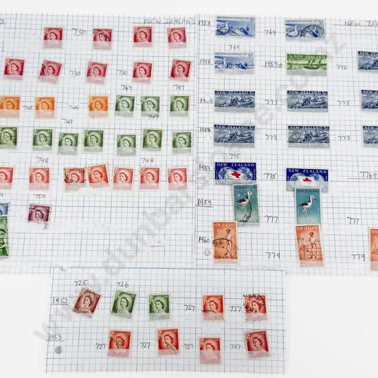 NZ 1953-4 QEII - 1959 Marlborough Centennial - 1959 Health