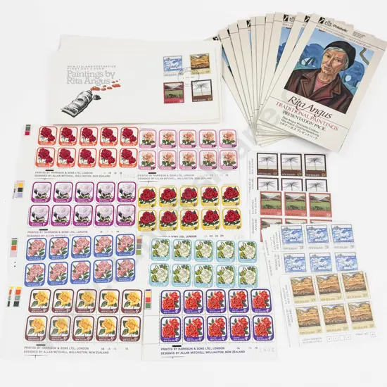 NZ 1983 parts sheets 24c 30c 35c 45c x6 x10 each set Presentation Pack x10 FDC's x 20 also