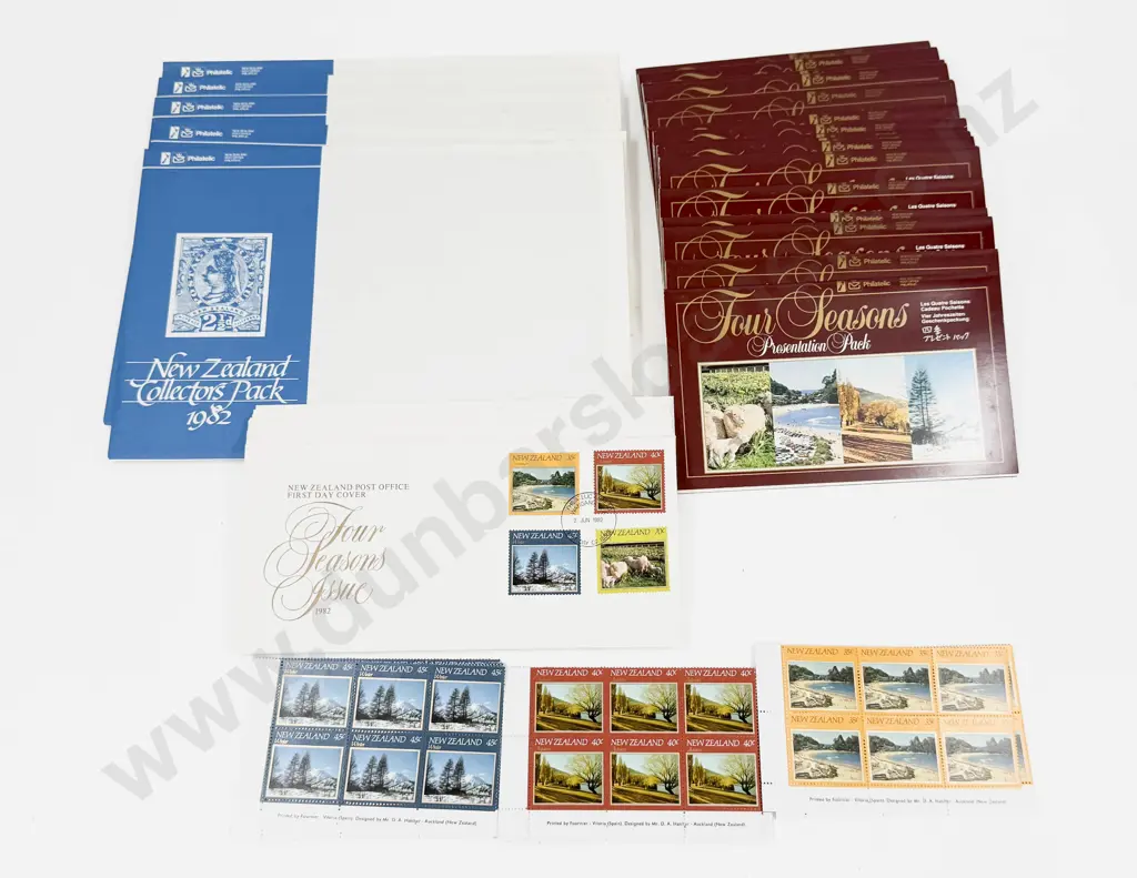 NZ 1982 35c 40c 45 x6 x10each set FDC's x20 Presentation x20 Collectors Pack x5 Image 1++
