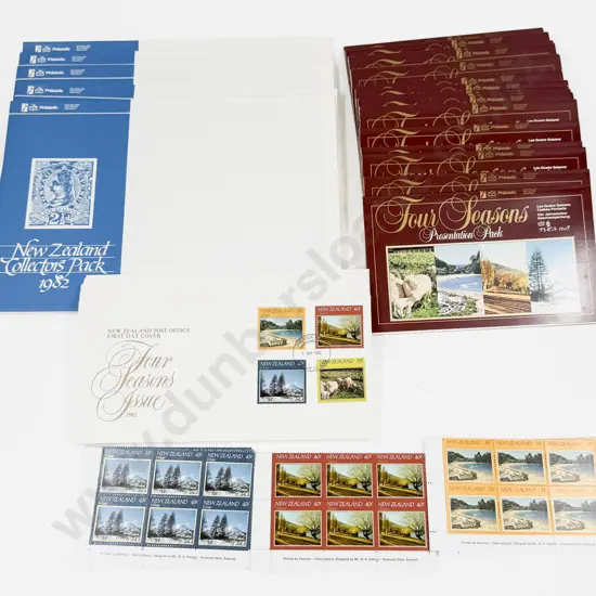 NZ 1982 35c 40c 45 x6 x10each set FDC's x20 Presentation x20 Collectors Pack x5