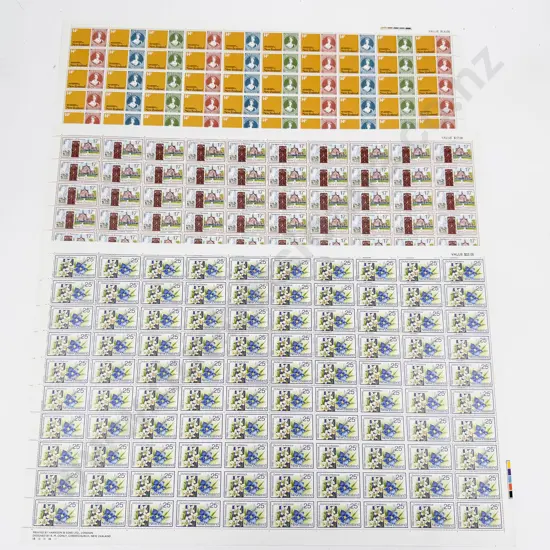 NZ 1980 Anniversaries Full Sheets 14c x 13 25c x1 17c x1