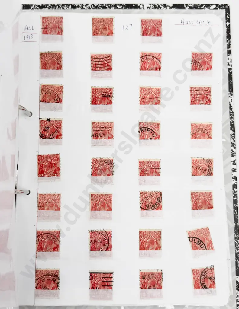 Australia 1913 to 1981 singles and small multiples Image 1++
