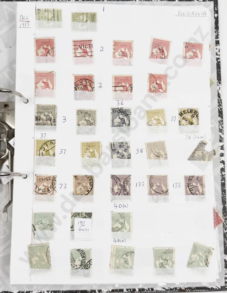 Australia 1913 to 1981 singles and small multiples Image 1++