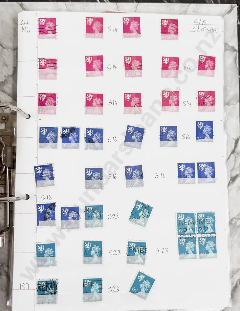 Gt Britain Multiple Singles 1935 - 1992 Image 1++