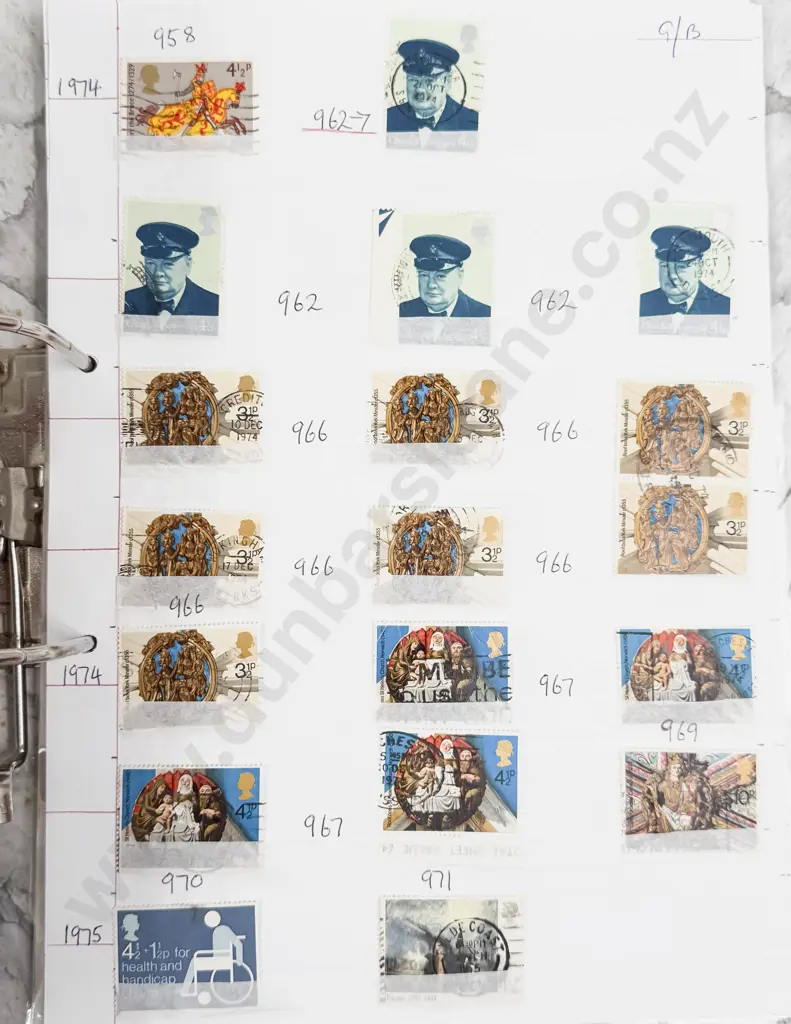 Gt Britain Multiple Singles 1935 - 1992 Image 1++