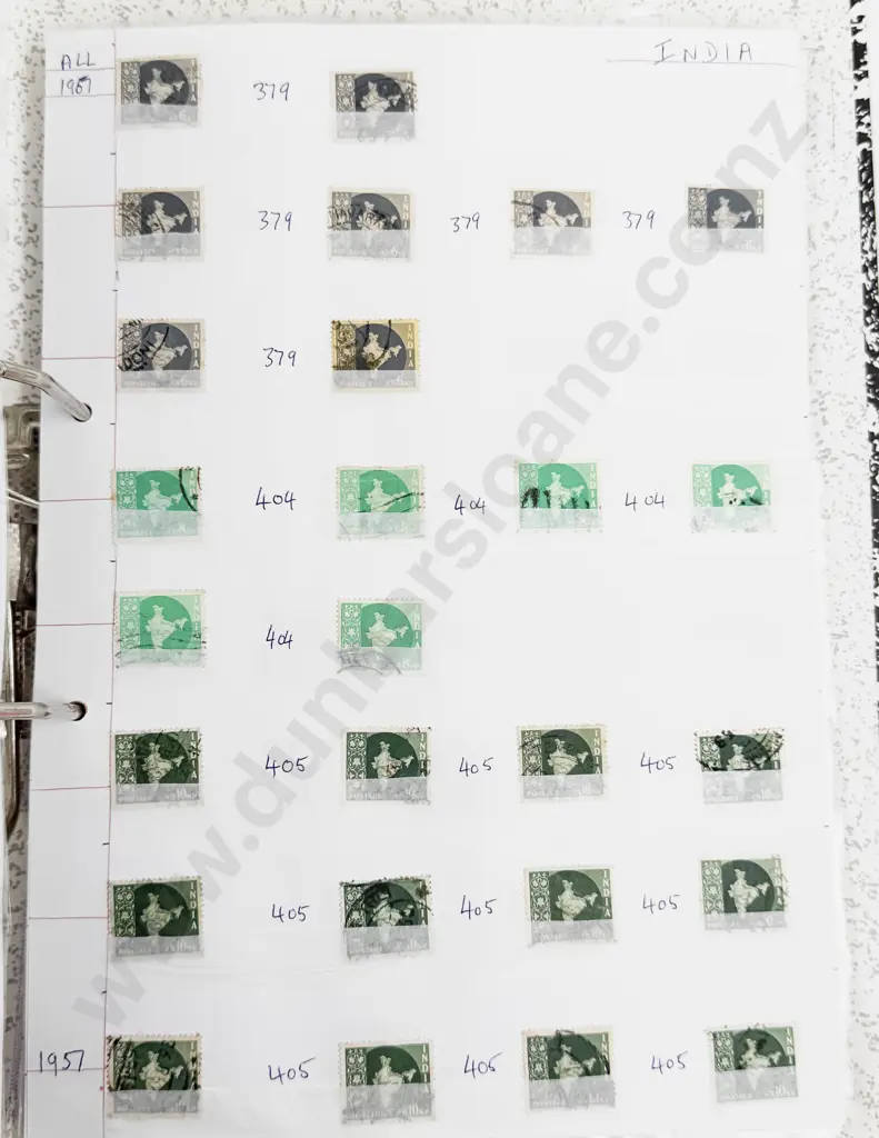 India with India States Multiple Singles 1882 - 1980 Image 1++