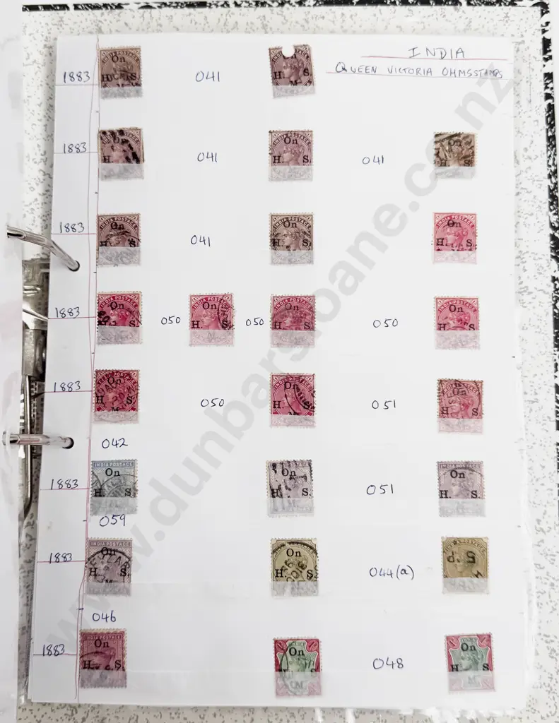 India with India States Multiple Singles 1882 - 1980 Image 1++