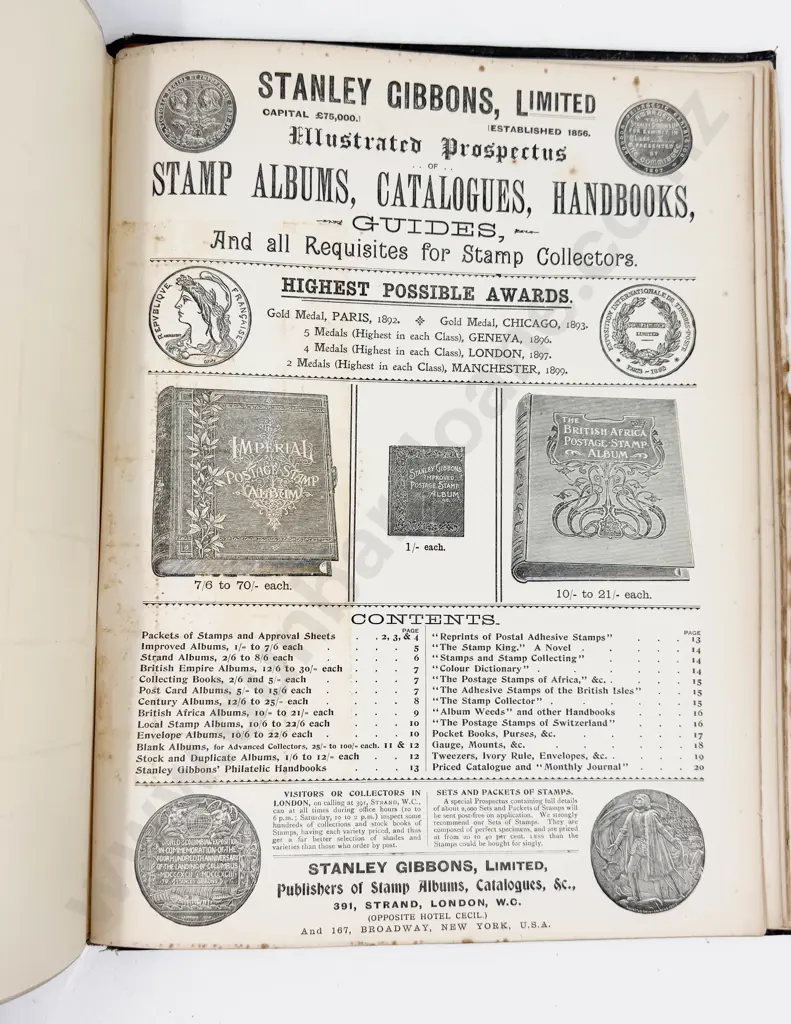 C1900 Stanley Gibbons 'The Imperial Postage Stamp Album' Image 1++