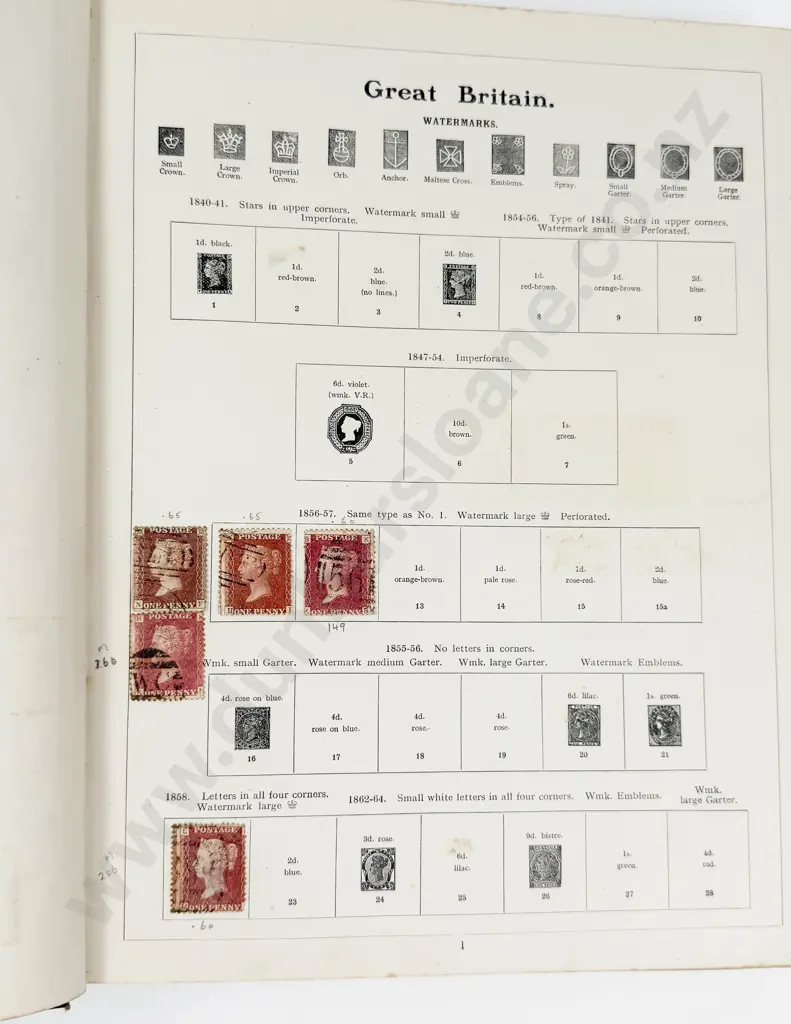 C1900 The Standard Postage Stamp Album Part I British Empire Image 1++