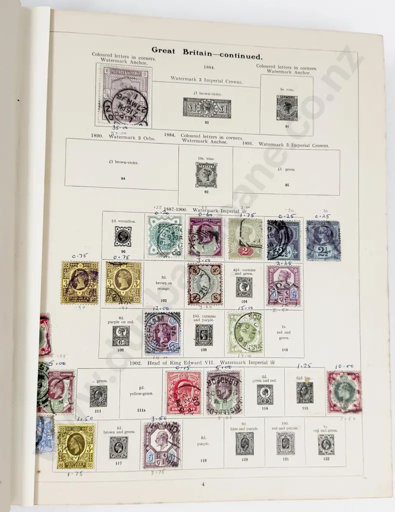 C1900 The Standard Postage Stamp Album Part I British Empire Image 1++