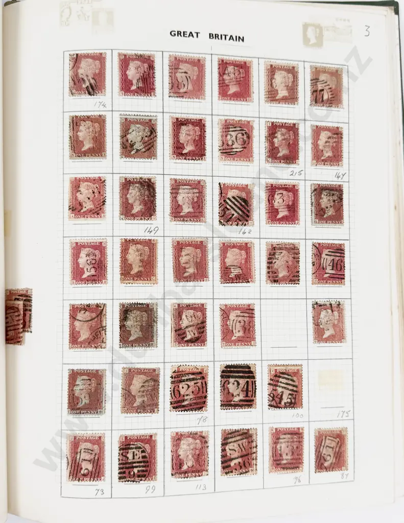 Tower (Loose Sheet) Stamp Album Great Britain Stamps Image 1++
