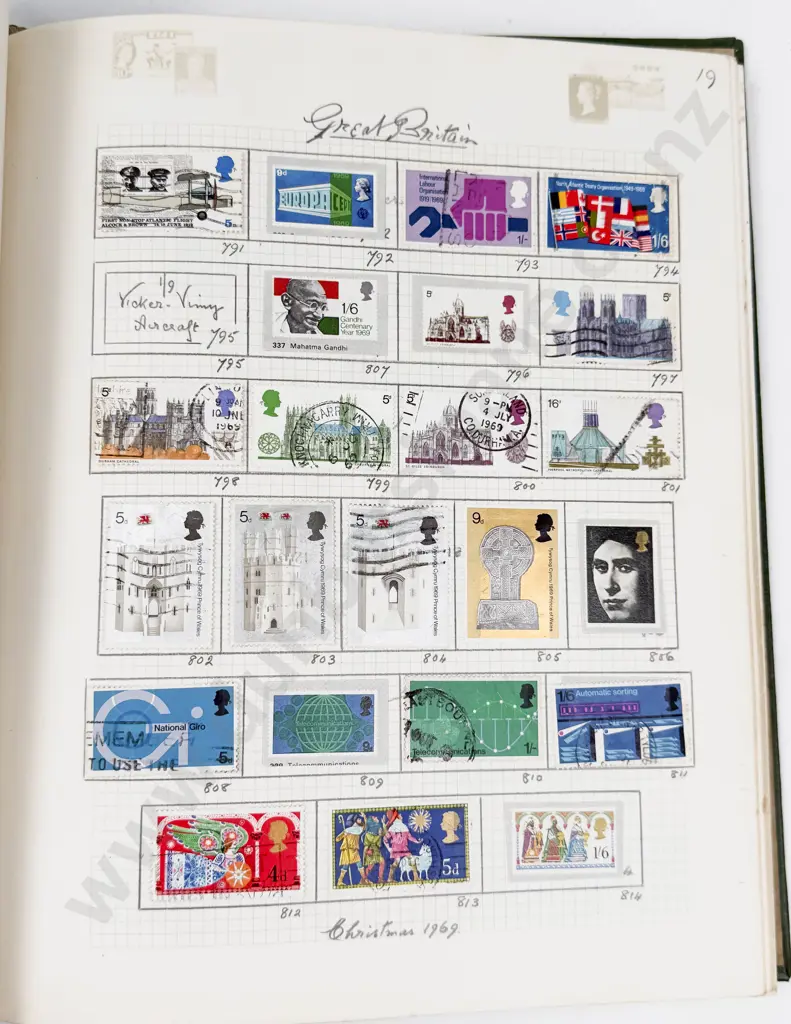 Tower (Loose Sheet) Stamp Album Great Britain Stamps Image 1++
