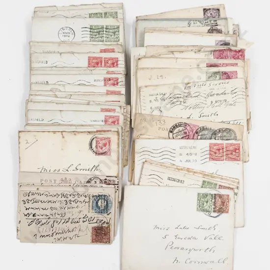 Bundle Qty Postal Histories C1889 to C1920 with some military