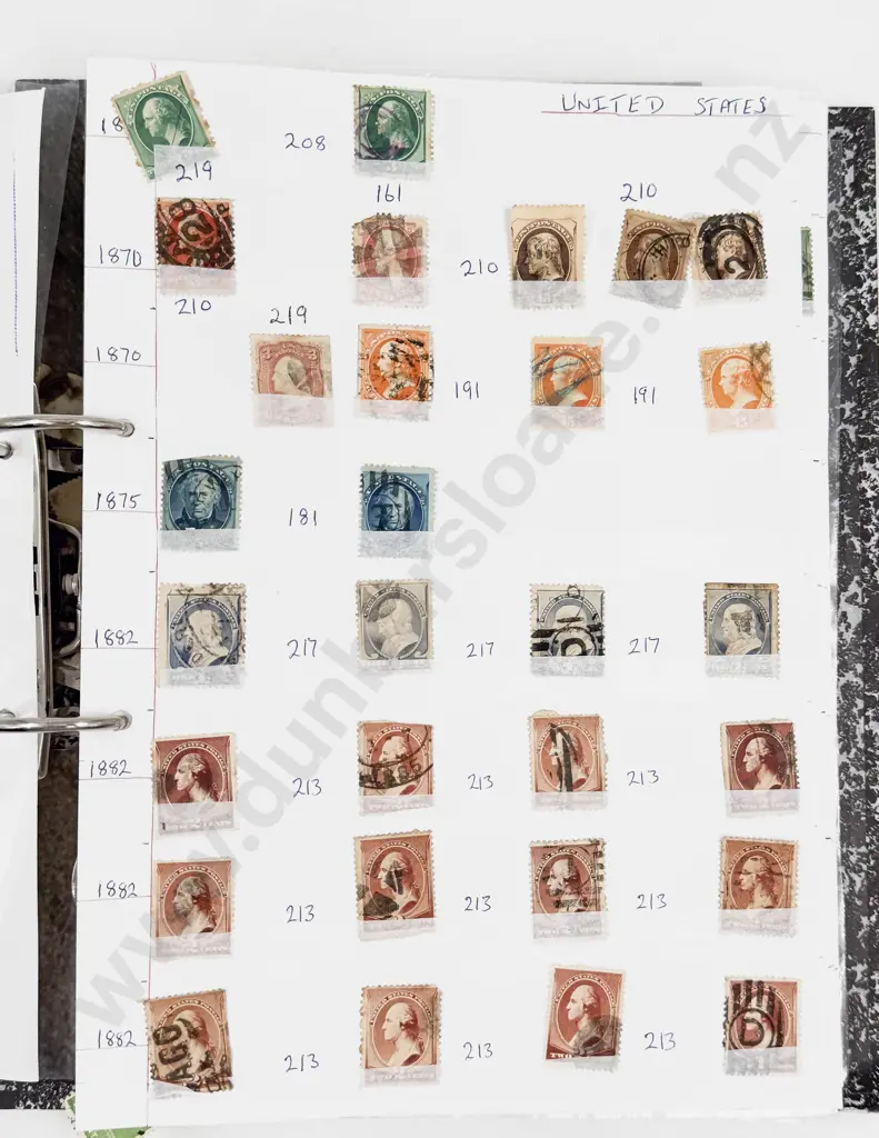 USA Stamps 1857 - 1960 Singles and Page Multiples Image 1++