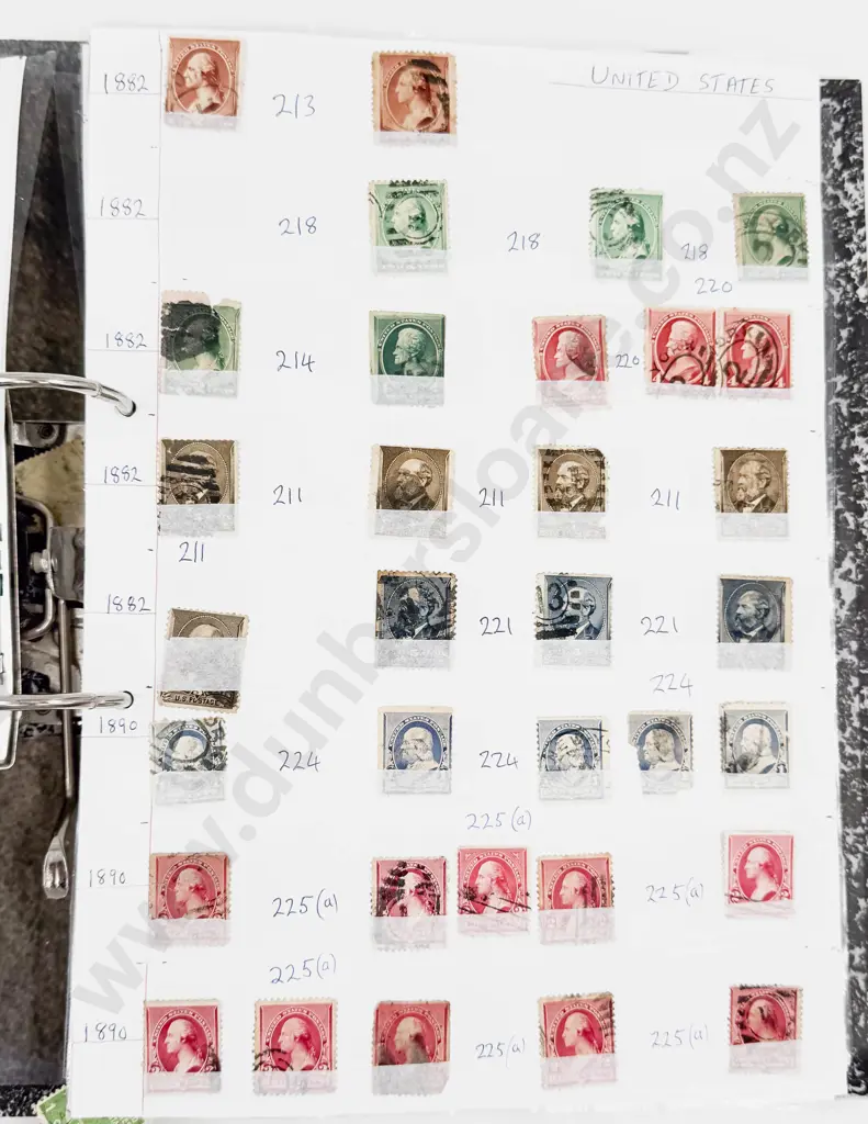 USA Stamps 1857 - 1960 Singles and Page Multiples Image 1++