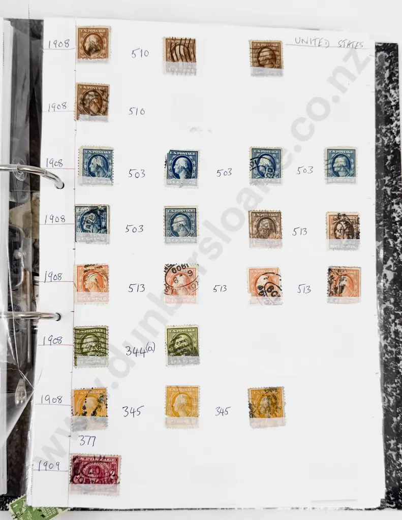 USA Stamps 1857 - 1960 Singles and Page Multiples Image 1++