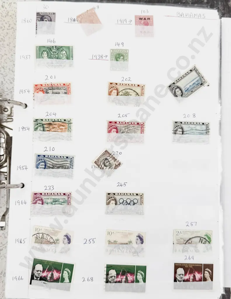 World Vintage Stamps Bahamas - Barbados - Belgian - Bermuda - Bosnia - Brazil - British Guiana also Image 1++