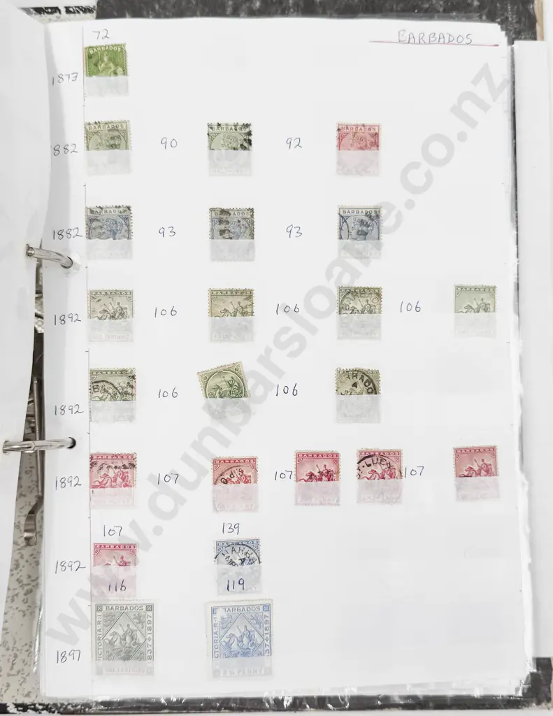World Vintage Stamps Bahamas - Barbados - Belgian - Bermuda - Bosnia - Brazil - British Guiana also Image 1++