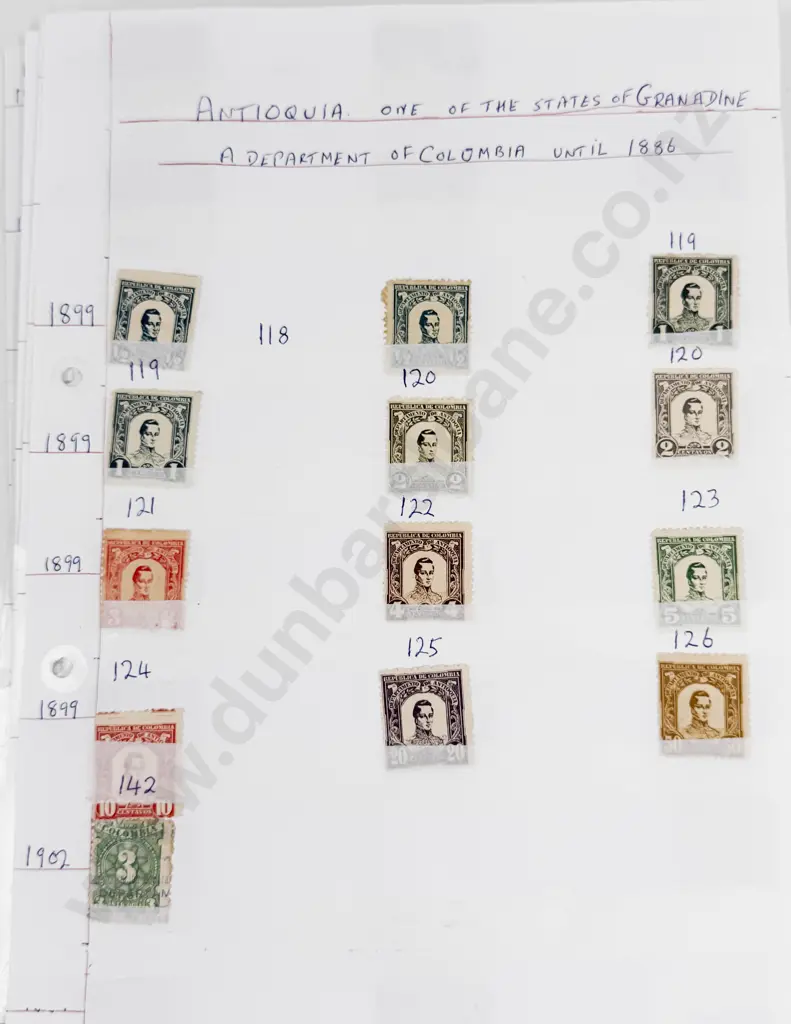 World Vintage Stamps Chile - Colombia - Costa Rica - Cyprus - Cuba Image 1++