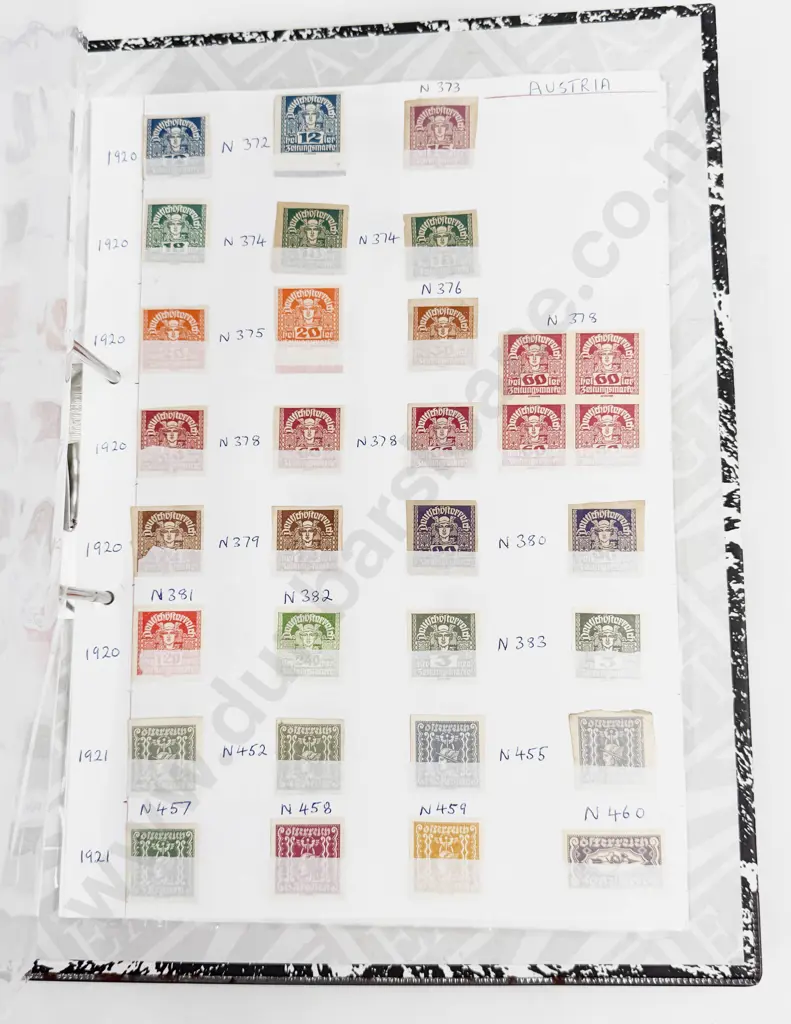 World Vintage Stamps Aden - Afghanistan - Albania - Algeria - Antigua - Argentina - Austria Image 1++