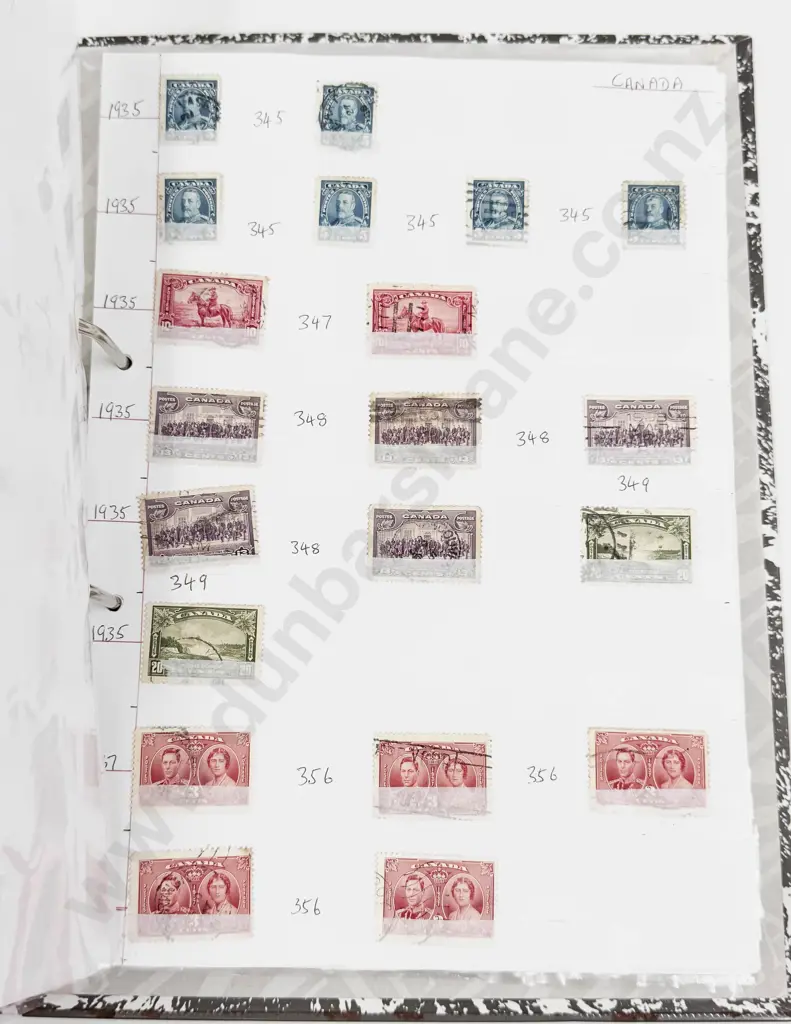 World Vintage Stamps Cameroon - Canada - Cayman Islands - Ceylon Image 1++