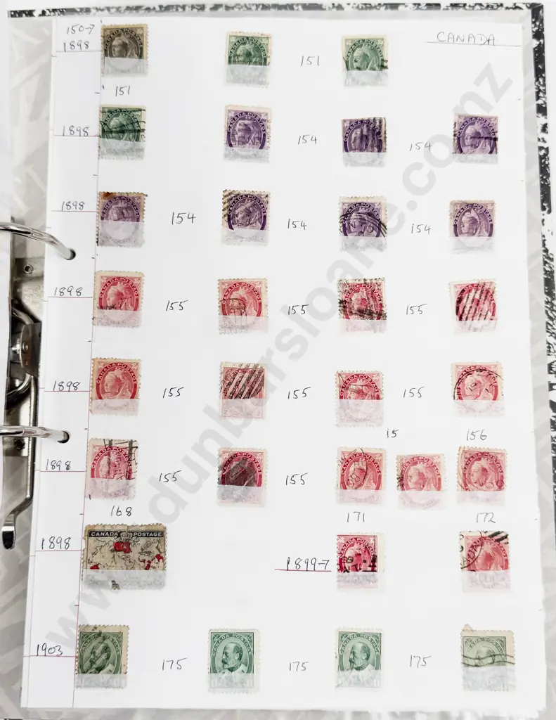 World Vintage Stamps Cameroon - Canada - Cayman Islands - Ceylon Image 1++