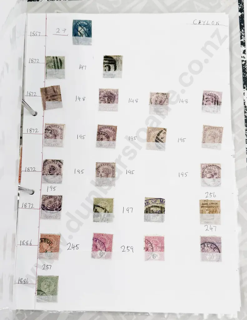 World Vintage Stamps Cameroon - Canada - Cayman Islands - Ceylon Image 1++