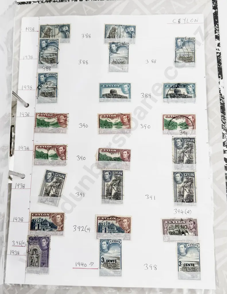 World Vintage Stamps Cameroon - Canada - Cayman Islands - Ceylon Image 1++