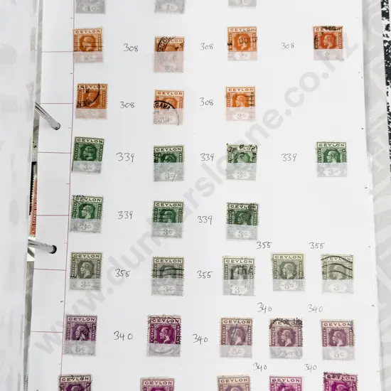 World Vintage Stamps Cameroon - Canada - Cayman Islands - Ceylon