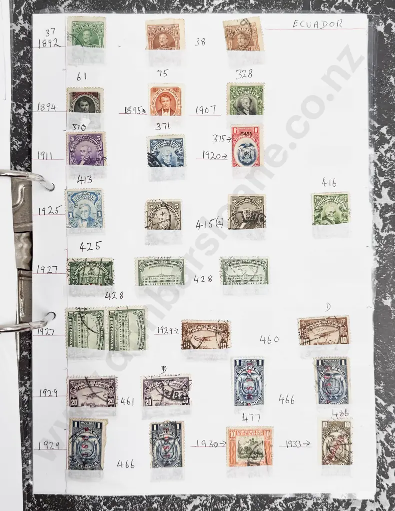 World Vintage Stamps Czechoslovakia - Dominica - Denmark - Egypt - El Salvador - Estonia - also Image 1++