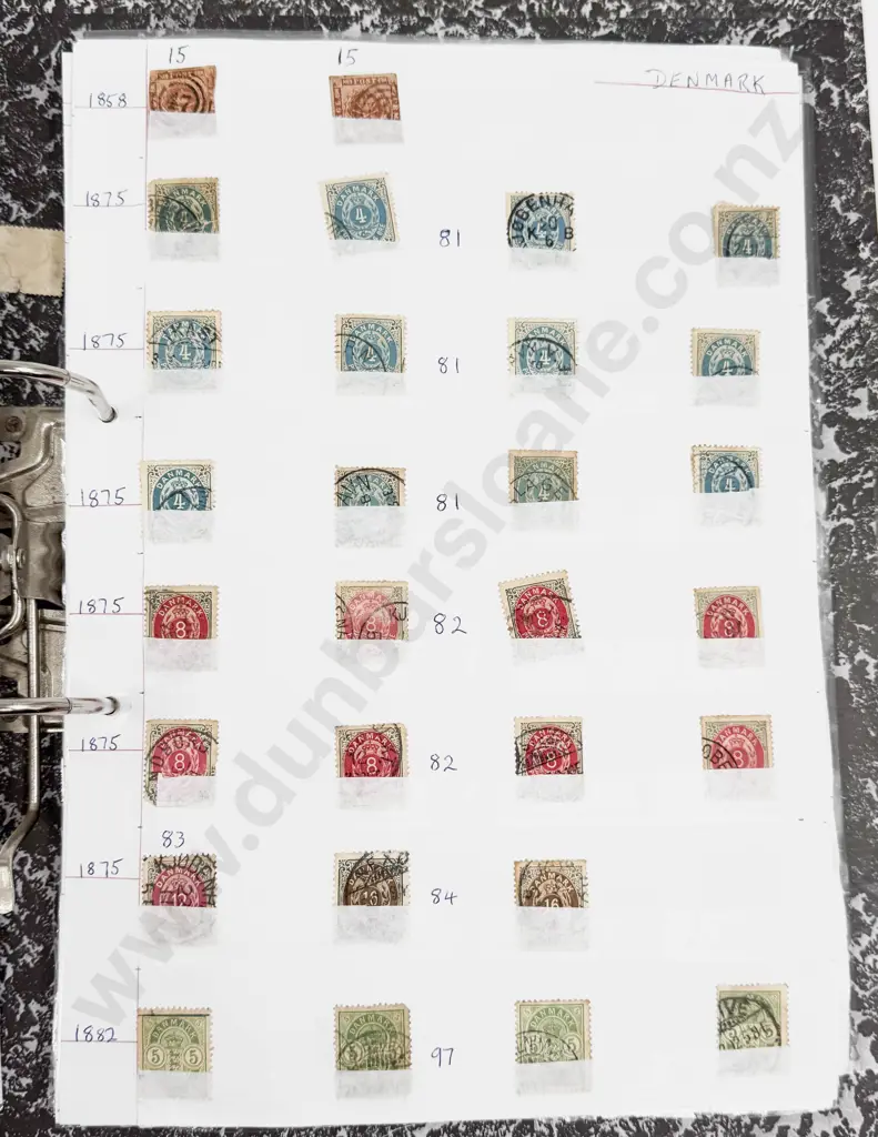 World Vintage Stamps Czechoslovakia - Dominica - Denmark - Egypt - El Salvador - Estonia - also Image 1++