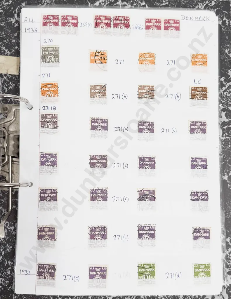 World Vintage Stamps Czechoslovakia - Dominica - Denmark - Egypt - El Salvador - Estonia - also Image 1++