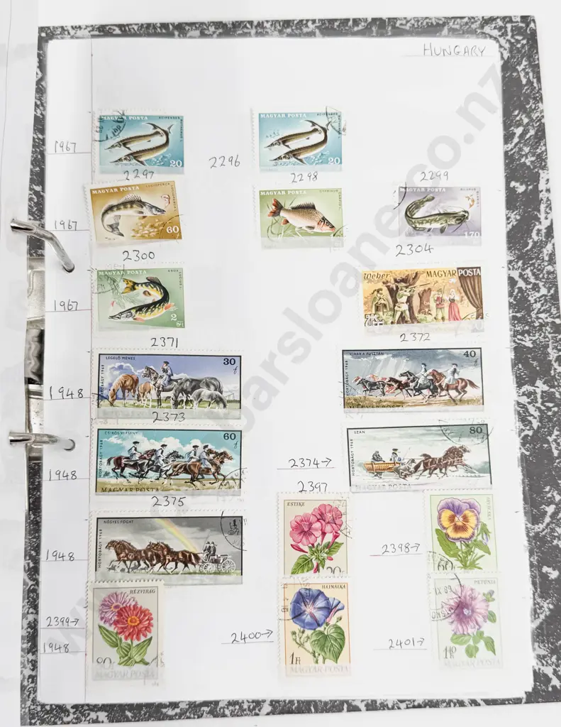 World Vintage Stamps - Hungary Image 1++