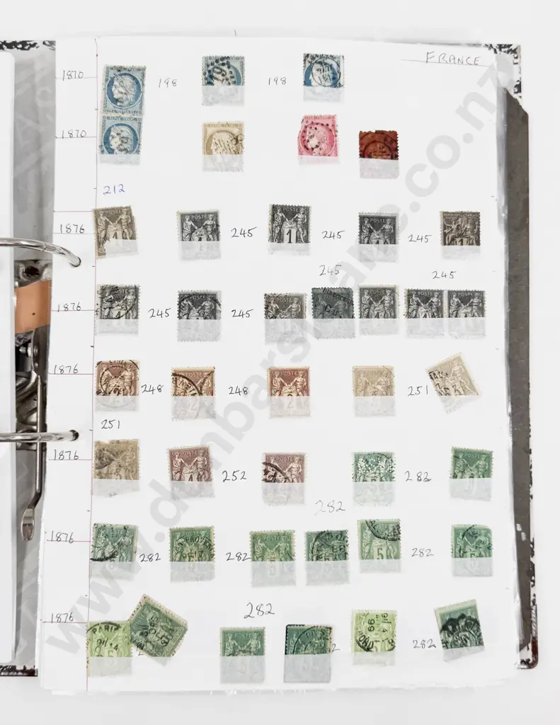 World Vintage Stamps - France and Territories Image 1++