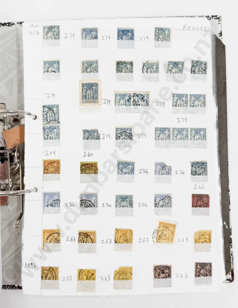 World Vintage Stamps - France and Territories Image 1++