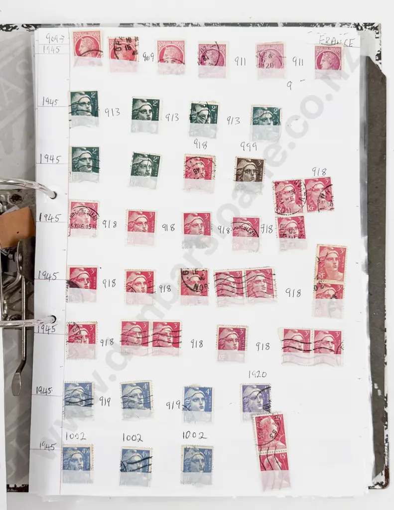 World Vintage Stamps - France and Territories Image 1++