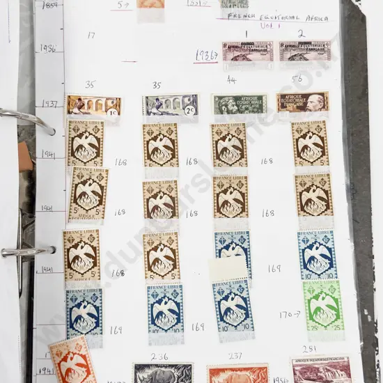 World Vintage Stamps - France and Territories