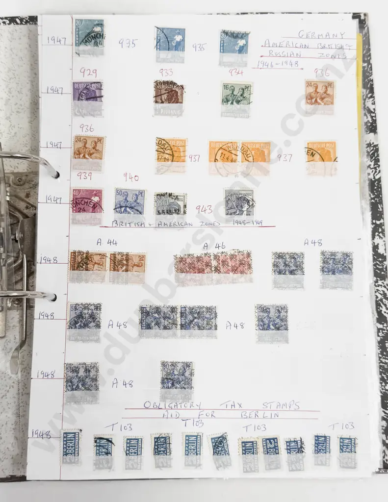 World Vintage Stamps - Germany and German States Image 1++